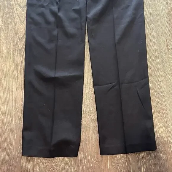 NWT Haggar Mens Dress Pants Straight Fit All Day Comfort Stretch Black Sz 32x32 - Picture 14 of 14